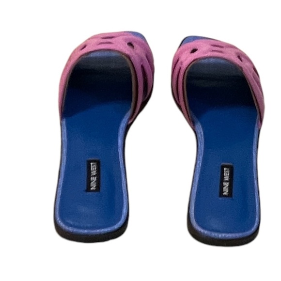 NWOT Nine West  Geena Flat Slide Sandals,  Size 11M Light Magenta - Picture 4 of 5